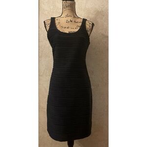NY Collection Black Knee-Length Sheath Dress NWT